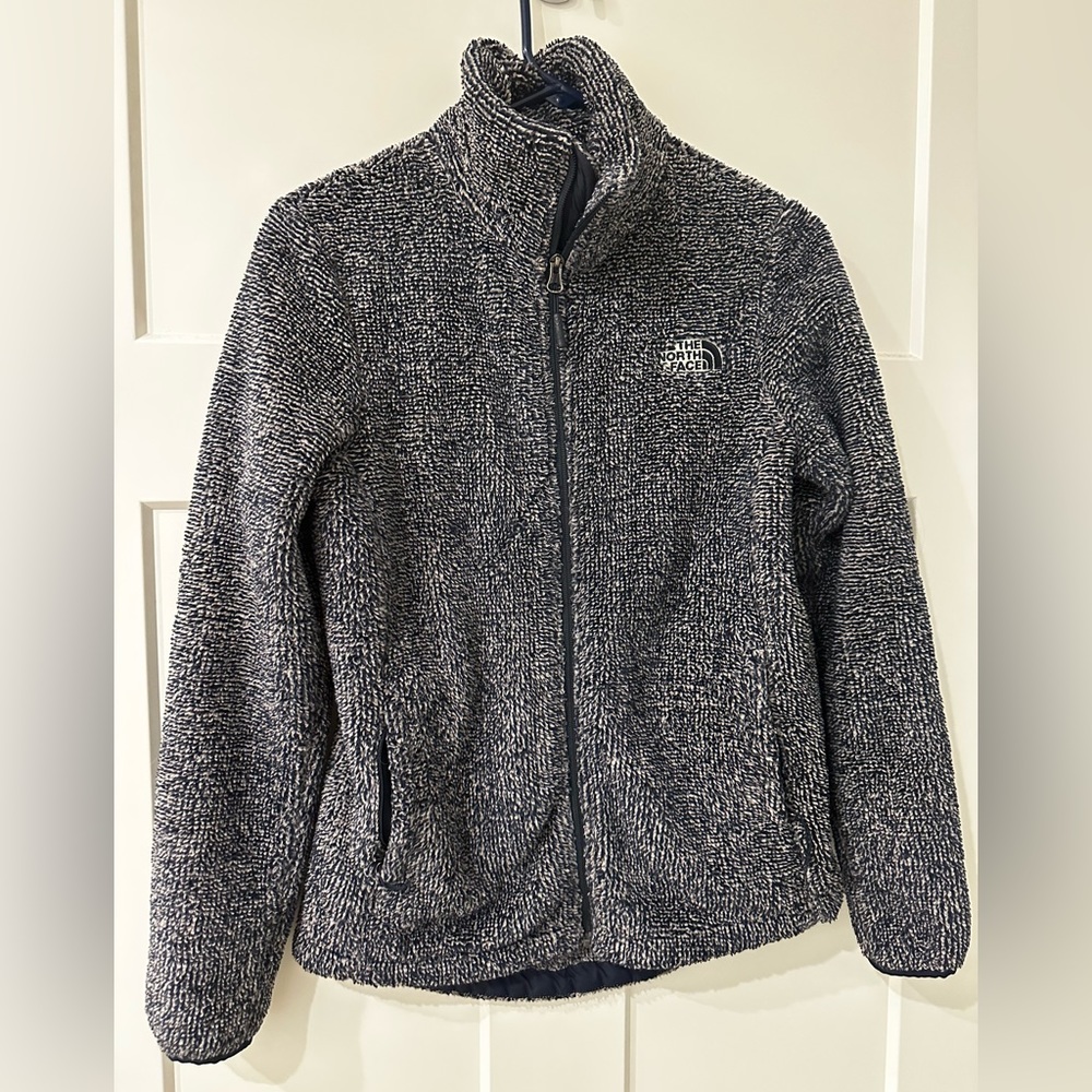 North face fleece zip up jacket